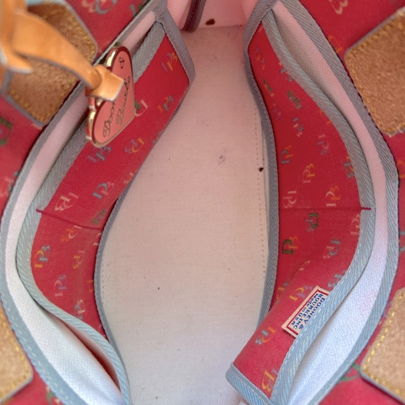 Dooney & Bourke Y2K vintage pink rainbow tassel bag πππ - Picture 11 of 12